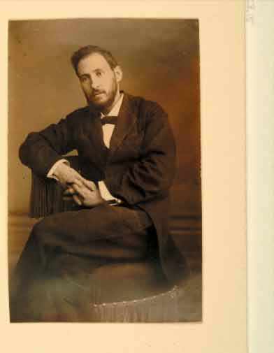 A young Cajal appears in an 1871 photographic portrait