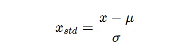 standardization equation